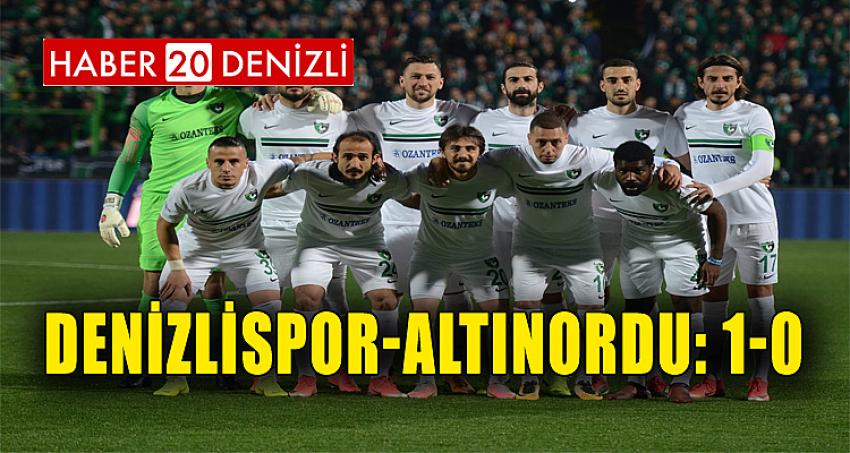 Denizlispor-Altınordu: 1-0