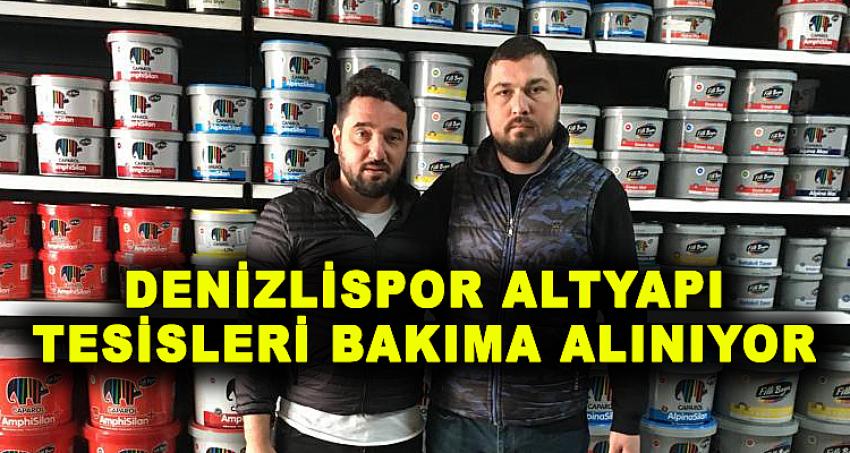 DENİZLİSPOR ALTYAPI TESİSLERİ BAKIMA ALINIYOR