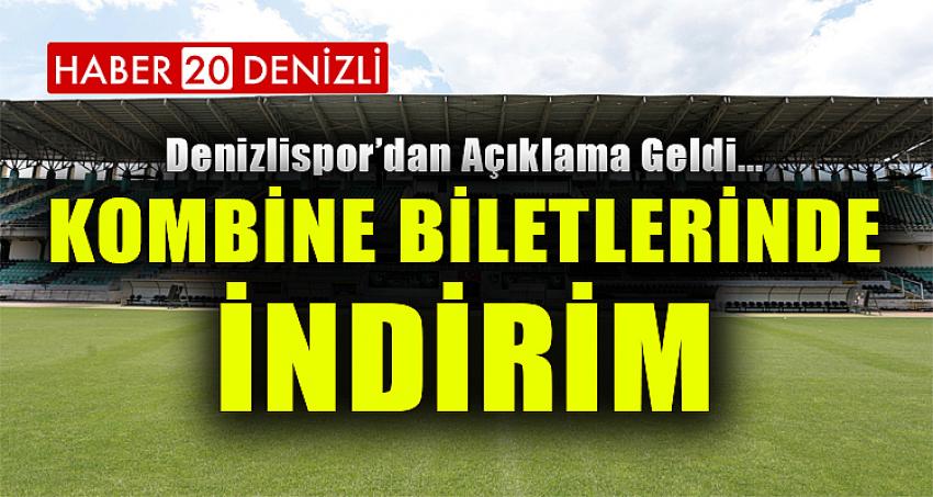 KOMBİNE BİLETLERİNDE İNDİRİM