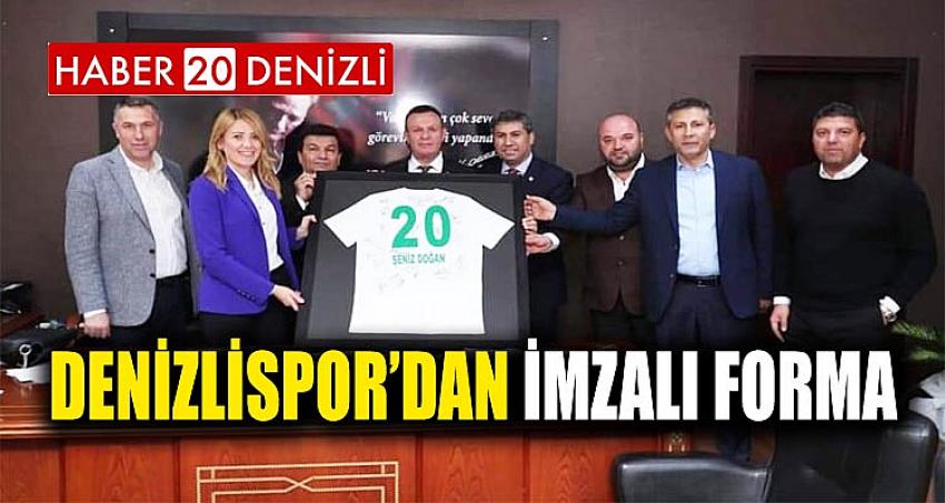 DENİZLİSPOR’DAN İMZALI FORMA 