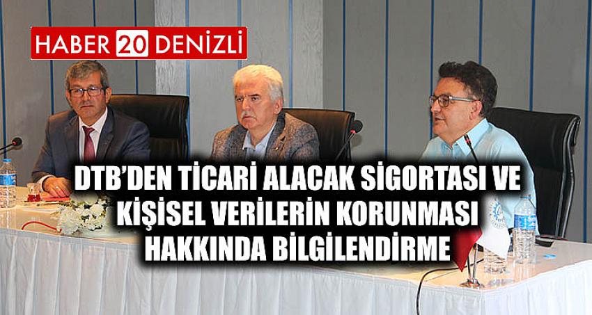 DTB’den Ticari Alacak Sigortası ve Kişisel Verilerin Korunması Hakkında Bilgilendirme