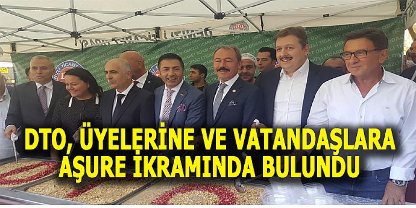 DTO, ÜYELERİNE VE VATANDAŞLARA AŞURE İKRAMINDA BULUNDU