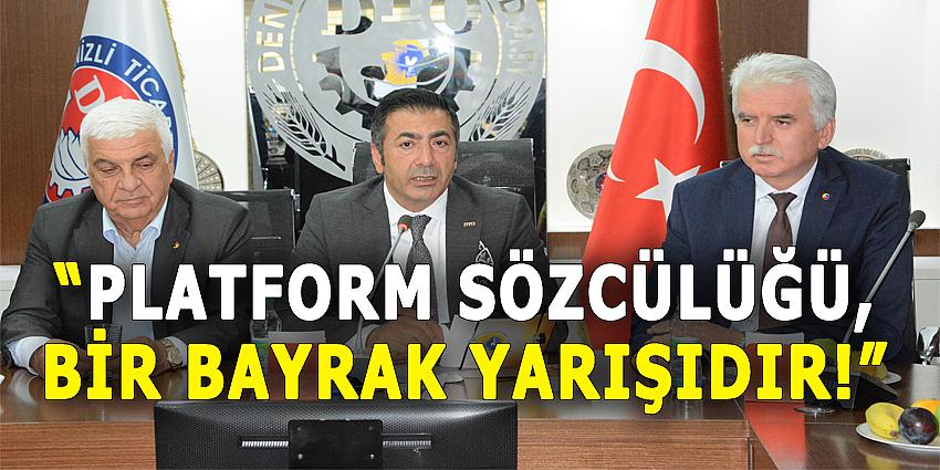 “PLATFORM SÖZCÜLÜĞÜ, BİR BAYRAK YARIŞIDIR!”