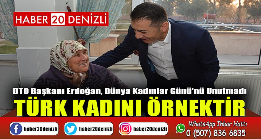 TÜRK KADINI ÖRNEKTİR