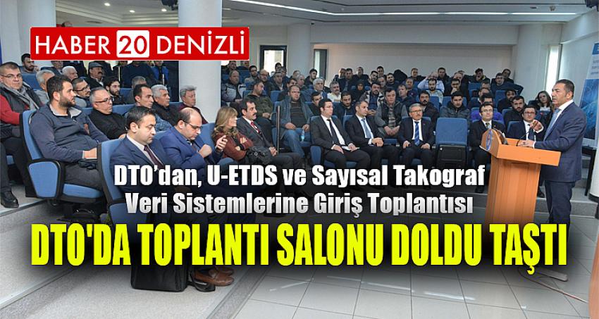 TOPLANTI SALONU DOLDU TAŞTI