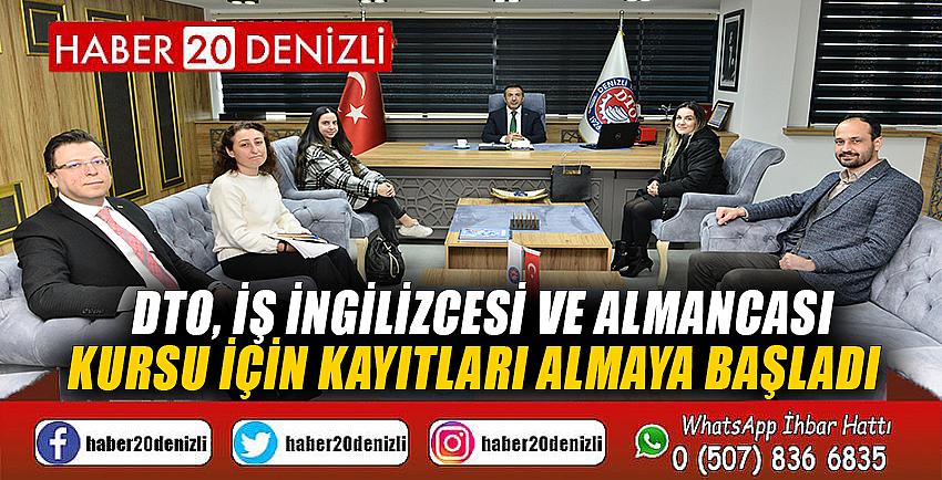 DTO, İŞ İNGİLİZCESİ VE ALMANCASI KURSU İÇİN KAYITLARI ALMAYA BAŞLADI