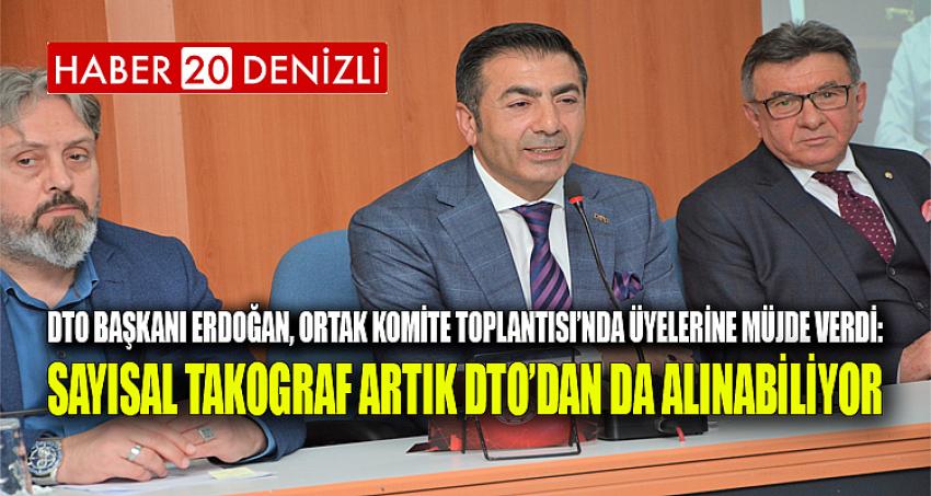 SAYISAL TAKOGRAF ARTIK DTO’DAN DA ALINABİLİYOR