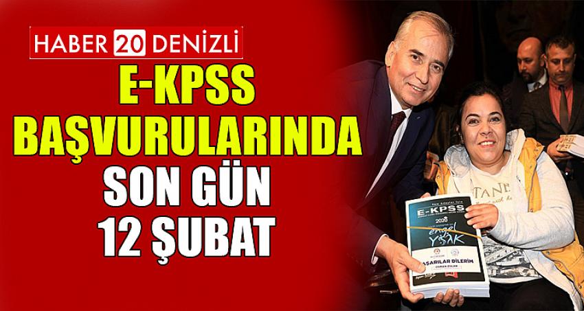 E-KPSS başvurularında son gün 12 Şubat