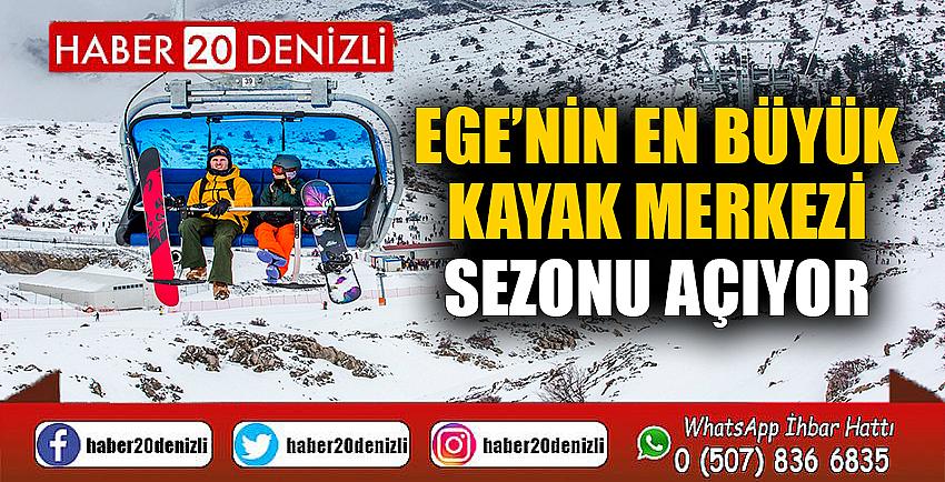 Ege’nin en büyük kayak merkezi sezonu açıyor