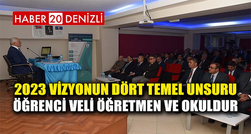 2023 Vizyonun Dört Temel Unsuru....