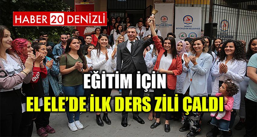 Eğitim için El Ele’de ilk ders zili çaldı