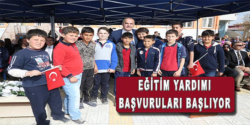 EĞİTİM YARDIMI BAŞVURULARI BAŞLIYOR