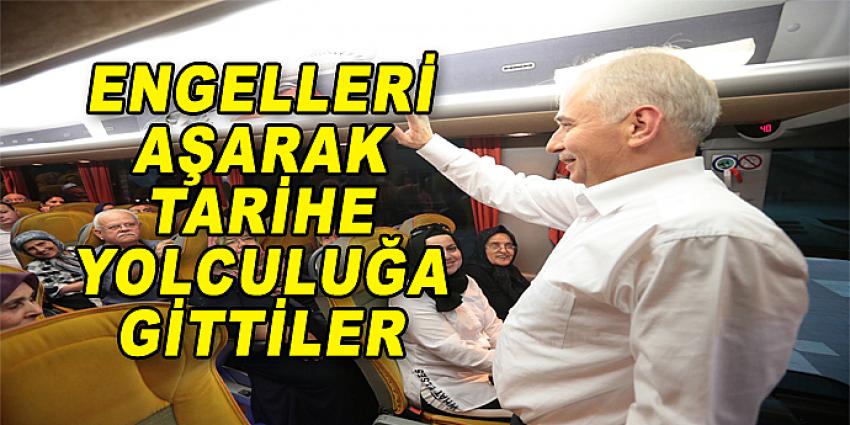 ENGELLERİ AŞARAK TARİHE YOLCULUĞA GİTTİLER