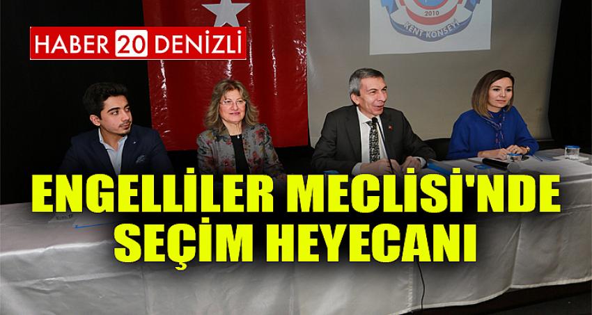 Engelliler Meclisi'nde seçim heyecanı