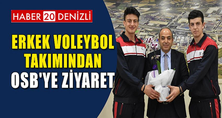 Erkek Voleybol Takımından OSB'ye Ziyaret