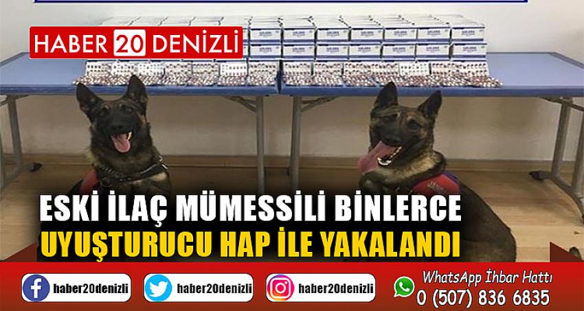 Eski ilaç mümessili binlerce uyuşturucu hap ile yakalandı