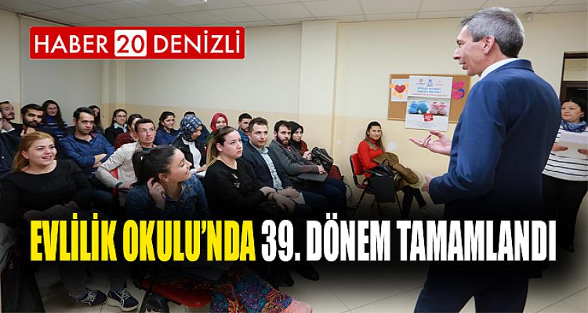 Evlilik Okulu’nda 39. dönem tamamlandı