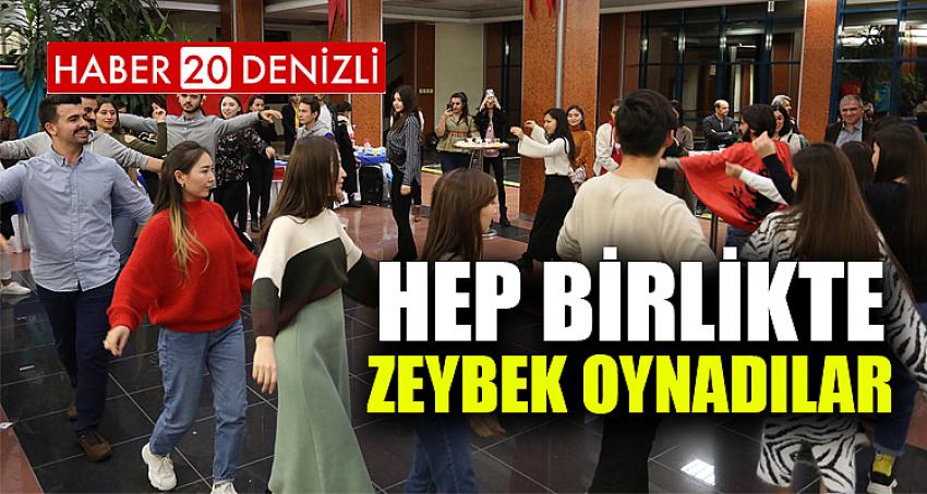 Farklı Ülkelerden Öğrenciler Birlikte Zeybek Oynadı