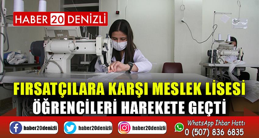 Fırsatçılara karşı meslek lisesi öğrencileri harekete geçti