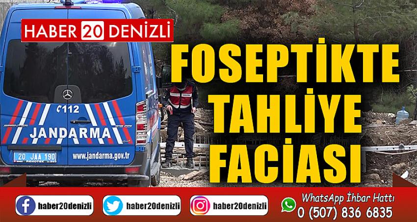 Foseptikte tahliye faciası