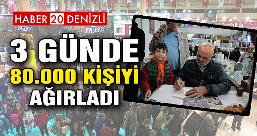 Kitap Fuarı ilk 3 günde 80.000 kişiyi ağırladı