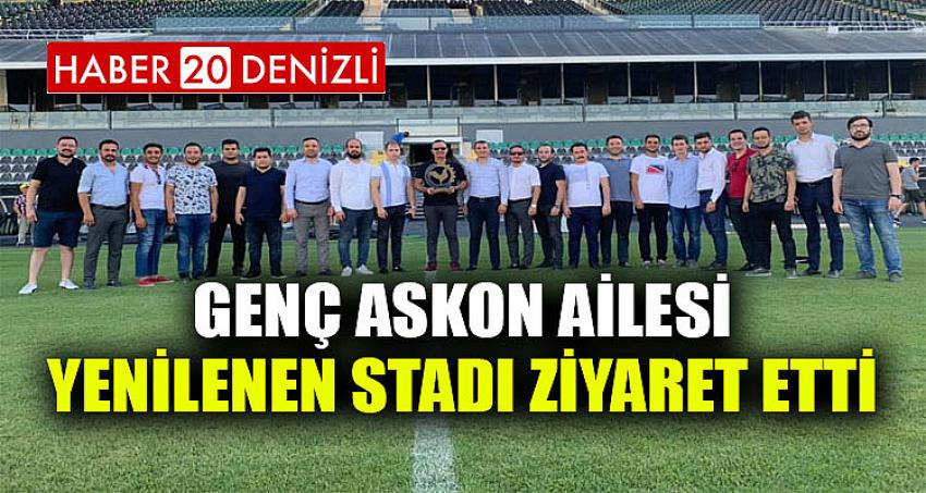 GENÇ ASKON AİLESİ YENİLENEN STADI ZİYARET ETTİ