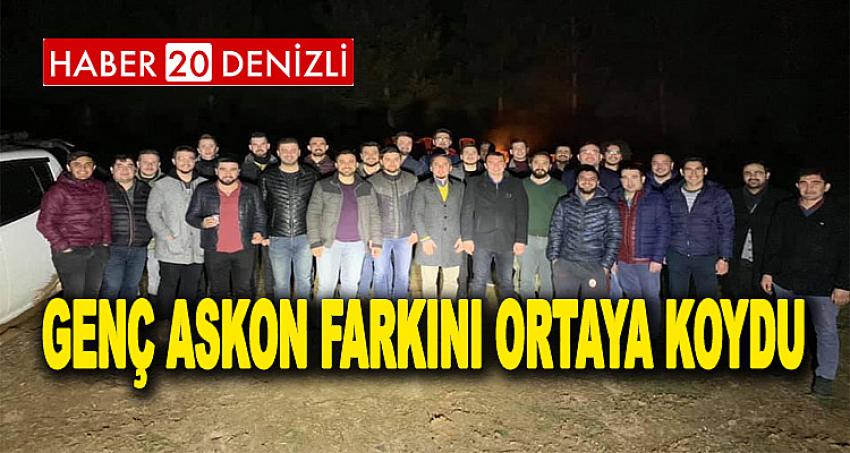 GENÇ ASKON FARKINI ORTAYA KOYDU