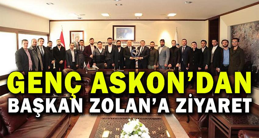 GENÇ ASKON'DAN BAŞKAN ZOLAN'A ZİYARET