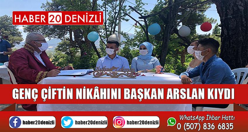 Genç Çiftin Nikâhını Başkan Arslan Kıydı