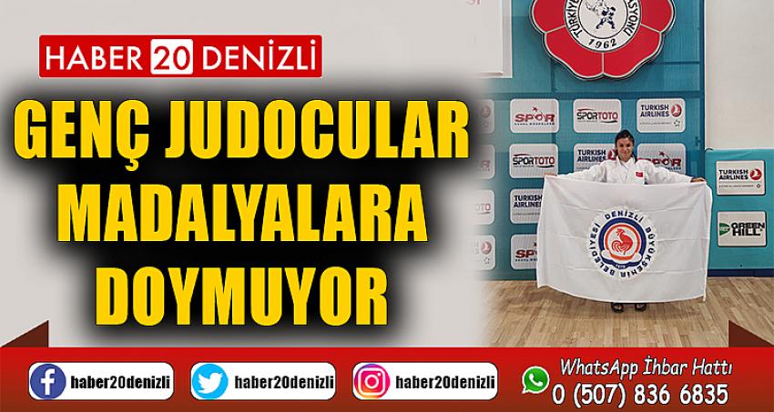 Genç Judocular madalyalara doymuyor