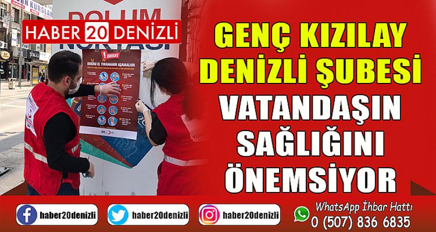 GENÇ KIZILAY DENİZLİ ŞUBESİ VATANDAŞIN SAĞLIĞINI ÖNEMSİYOR