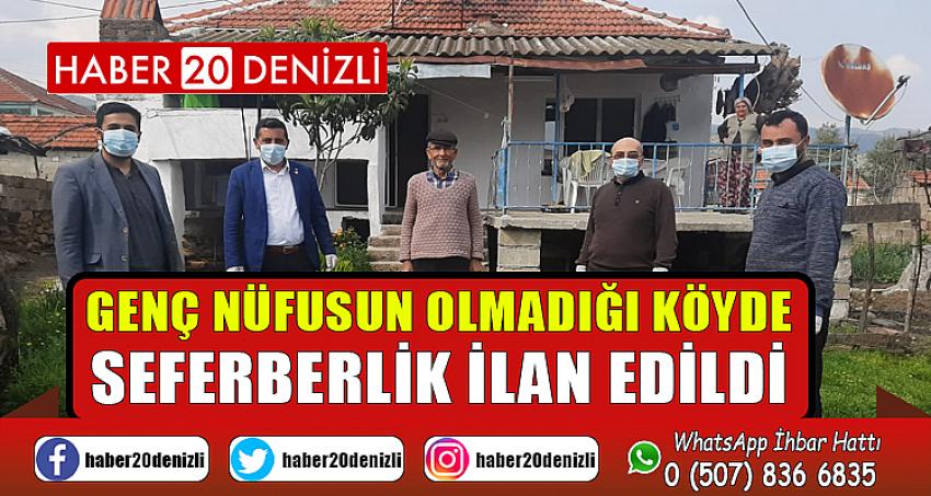 Genç nüfusun kalmadığı köyde ihtiyar heyeti seferberlik ilan etti