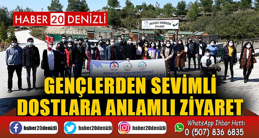 Gençlerden sevimli dostlara anlamlı ziyaret