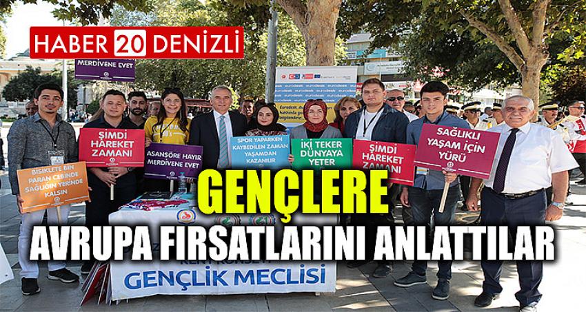 Gençlere Avrupa fırsatlarını anlattılar