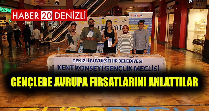 Gençlere Avrupa fırsatlarını anlattılar