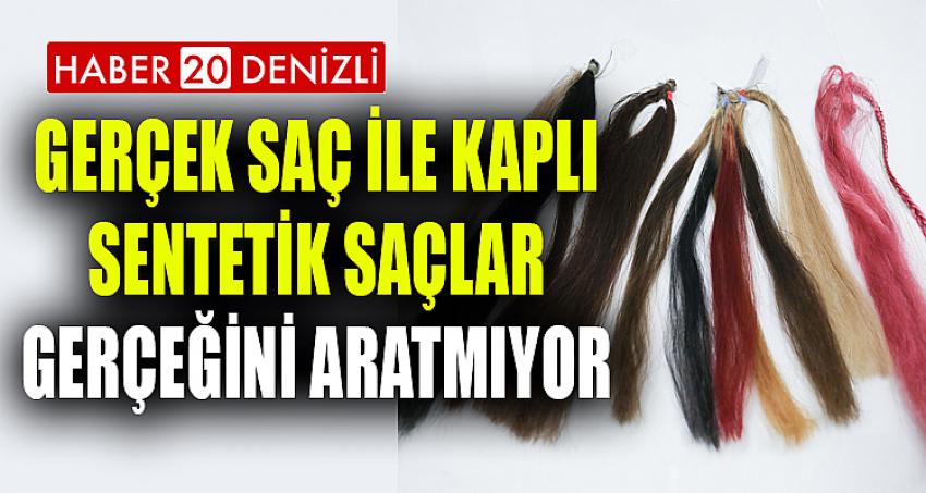 Gerçek Saç ile Kaplı Sentetik Saçlar Gerçeğini Aratmıyor