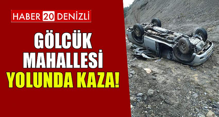 Gölcük Mahallesi Yolunda Kaza!