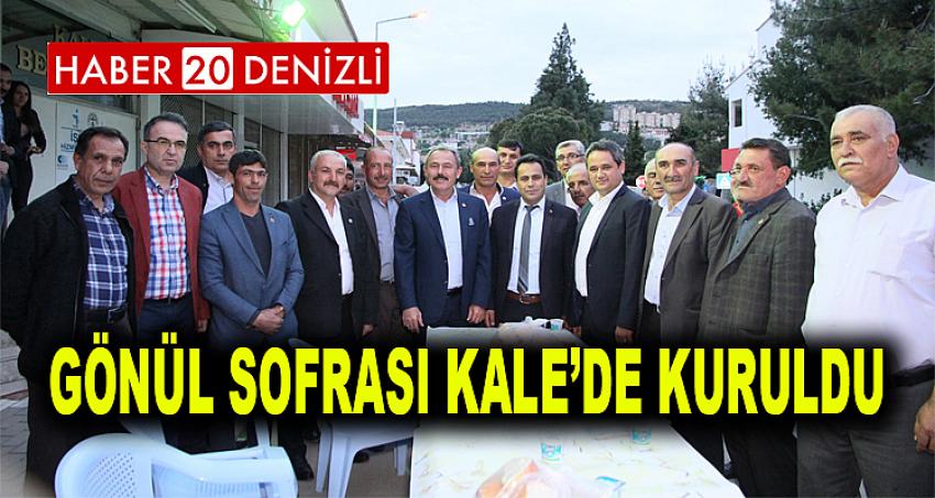 GÖNÜL SOFRASI KALE’DE KURULDU