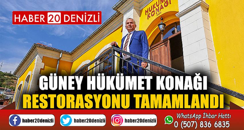 Güney Hükümet Konağı restorasyonu tamamlandı