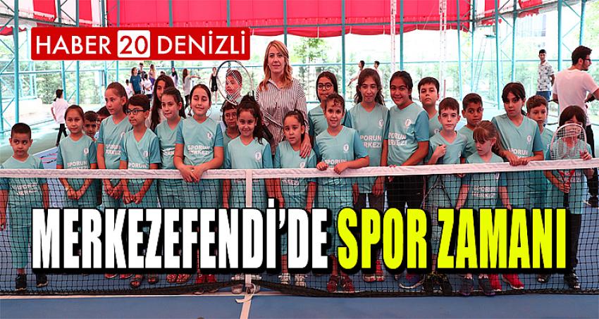 MERKEZEFENDİ’DE SPOR ZAMANI