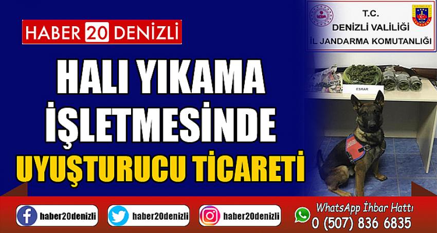 Halı yıkama işletmesinde uyuşturucu ticareti