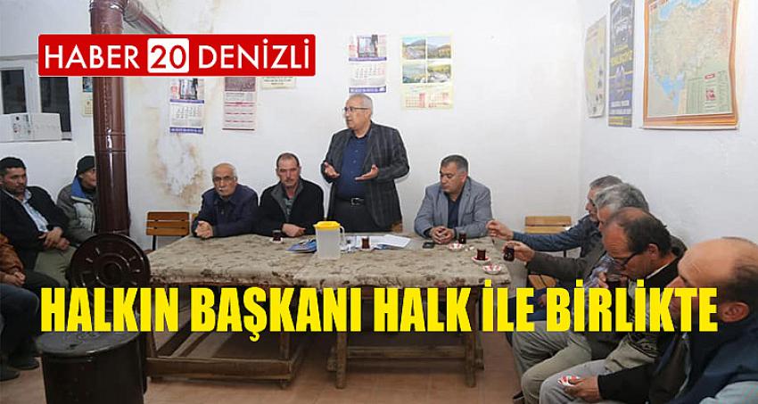 Halkın Başkanı Halk İle Birlikte