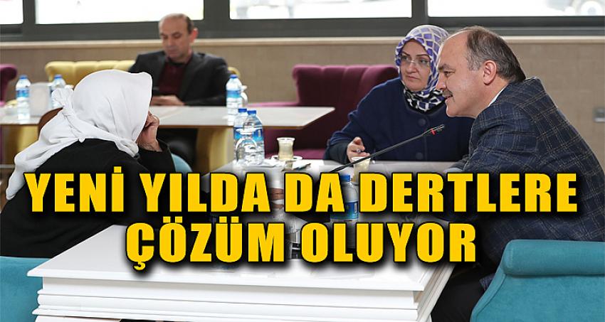 YENİ YILDA DA DERTLERE ÇÖZÜM OLUYOR