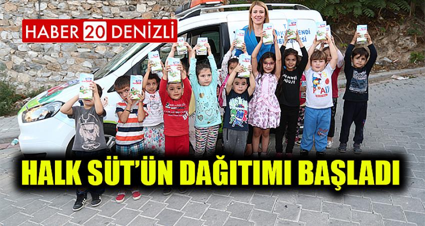 HALK SÜT’ÜN DAĞITIMI BAŞLADI