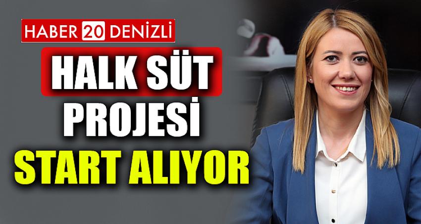 HALK SÜT PROJESİ START ALIYOR