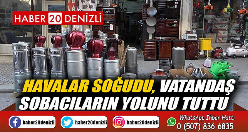 Havalar soğudu, vatandaş sobacıların yolunu tuttu