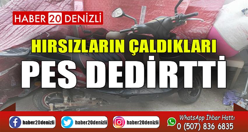 Hırsızların çaldıkları pes dedirtti