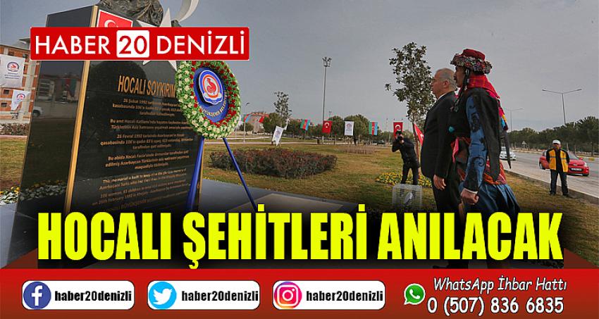 Hocalı şehitleri anılacak