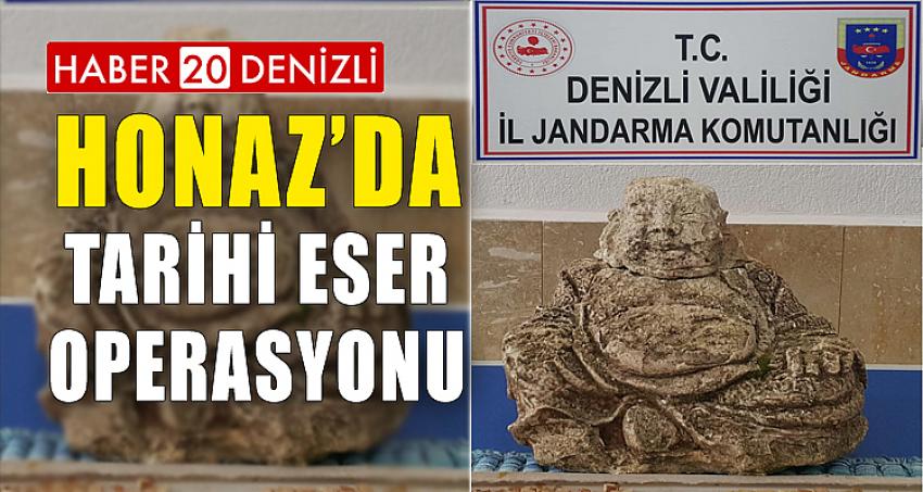 HONAZ’DA TARİHİ ESER OPERASYONU