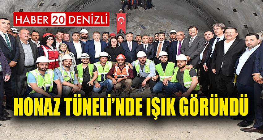 Honaz Tüneli’nde Işık Göründü